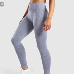Gymshark Vital Seamless leggings- Steel Blue Marl